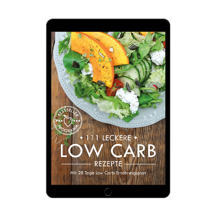 111 leckere Low Carb Rezepte mit 28 Tage Low Carb Ernährungsplan als eBook