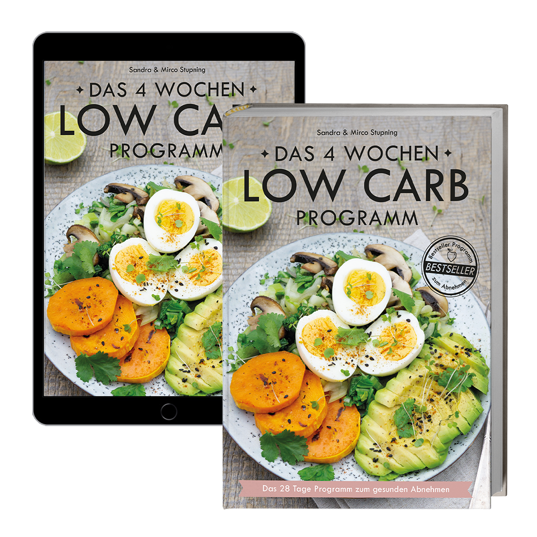 Bundle: Das 4 Wochen Low Carb Programm (Hardcover + eBook)