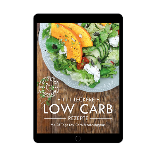 111 leckere Low Carb Rezepte mit 28 Tage Low Carb Ernährungsplan als eBook