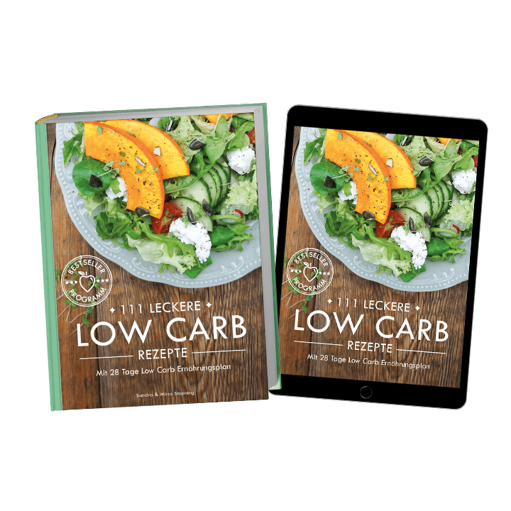 Bundle: 111 LECKERE LOW CARB REZEPTE mit 28 Tage Low Carb Ernährungsplan