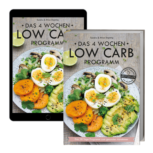 Bundle: Das 4 Wochen Low Carb Programm (Hardcover + eBook)